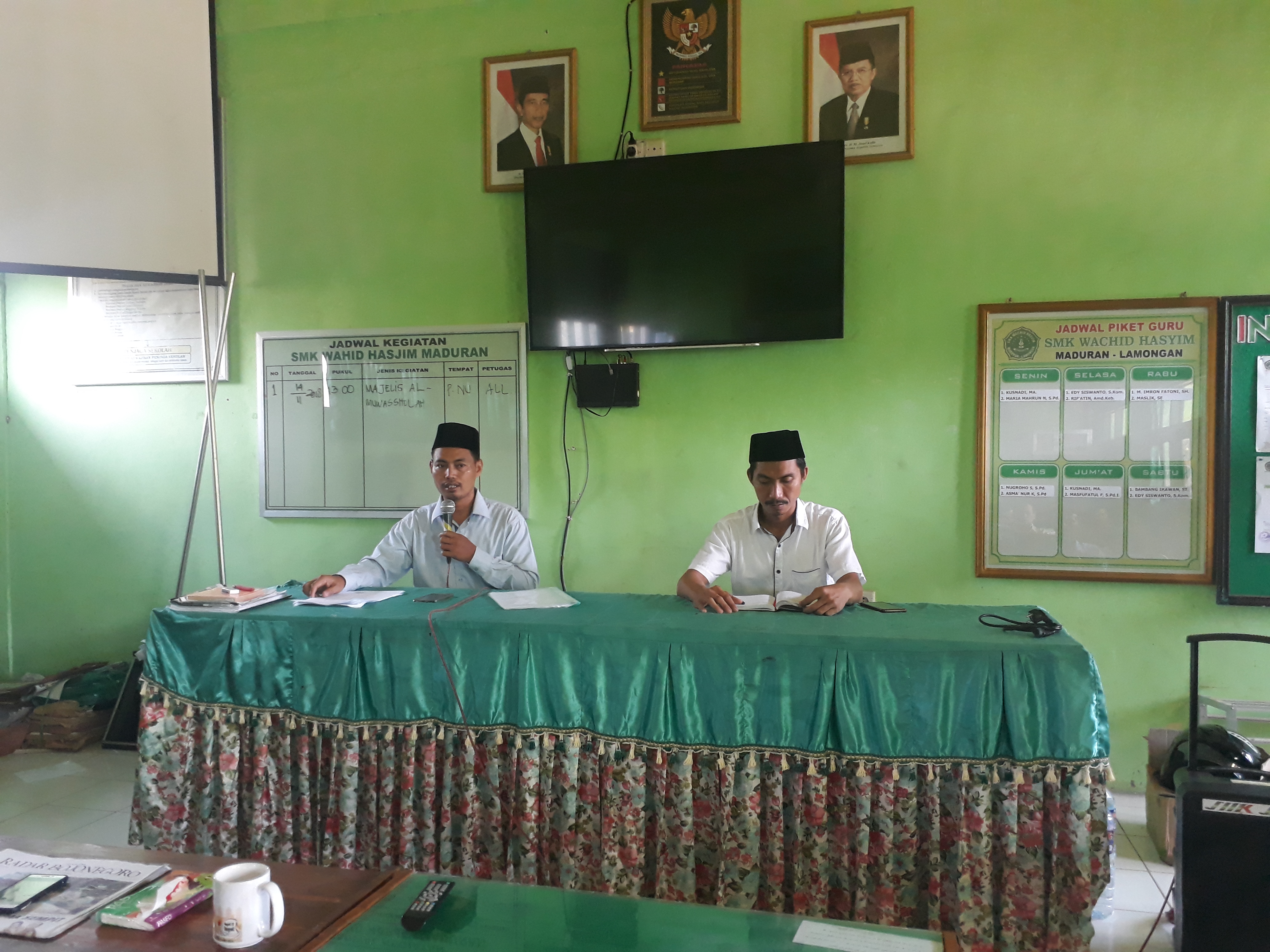 Rapat Pembinaan Kepala SMK Wachid Hasjim Maduran, Lamongan