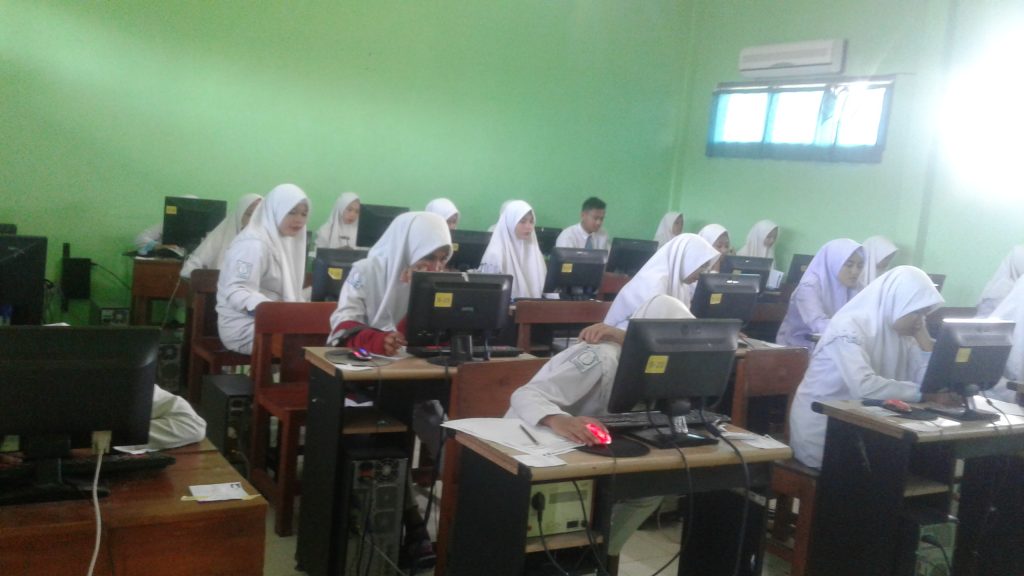 Pelaksanaan UNBK SMK WAHAS 2019