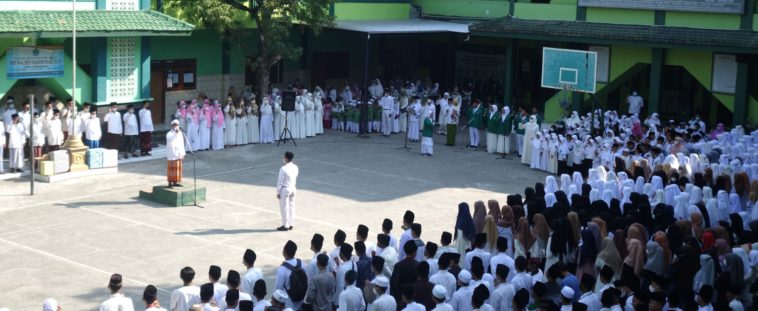 APEL HARI SANTRI NASIONAL 2021 YAYASAN KH. ABDUL WACHID HASJIM LAMONGAN